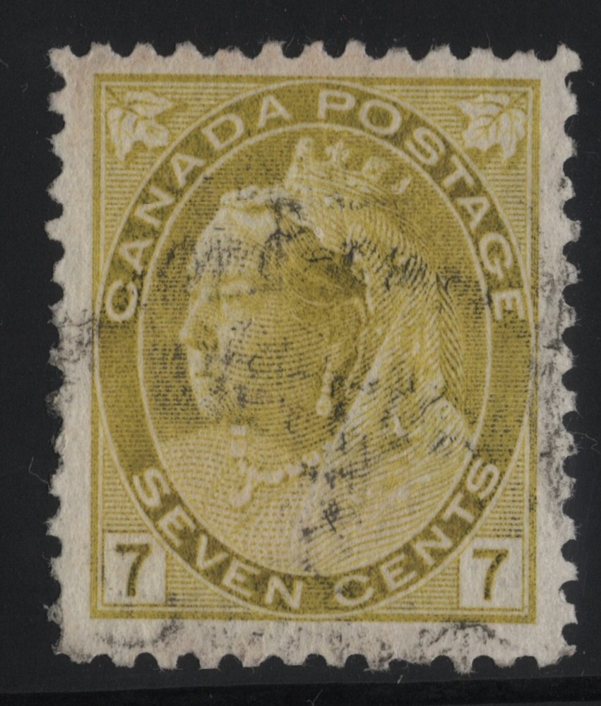 #81 Numeral 7c Canada used well centered