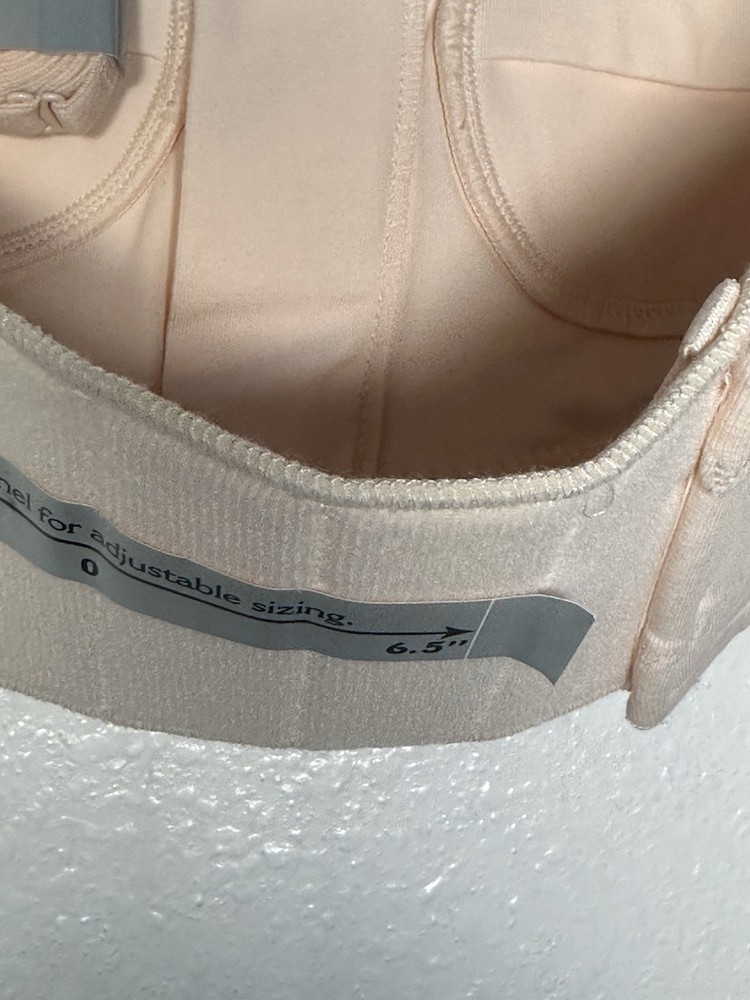 Beige Hands-Free Breast Pump Bra with Adjustable Back Panel
