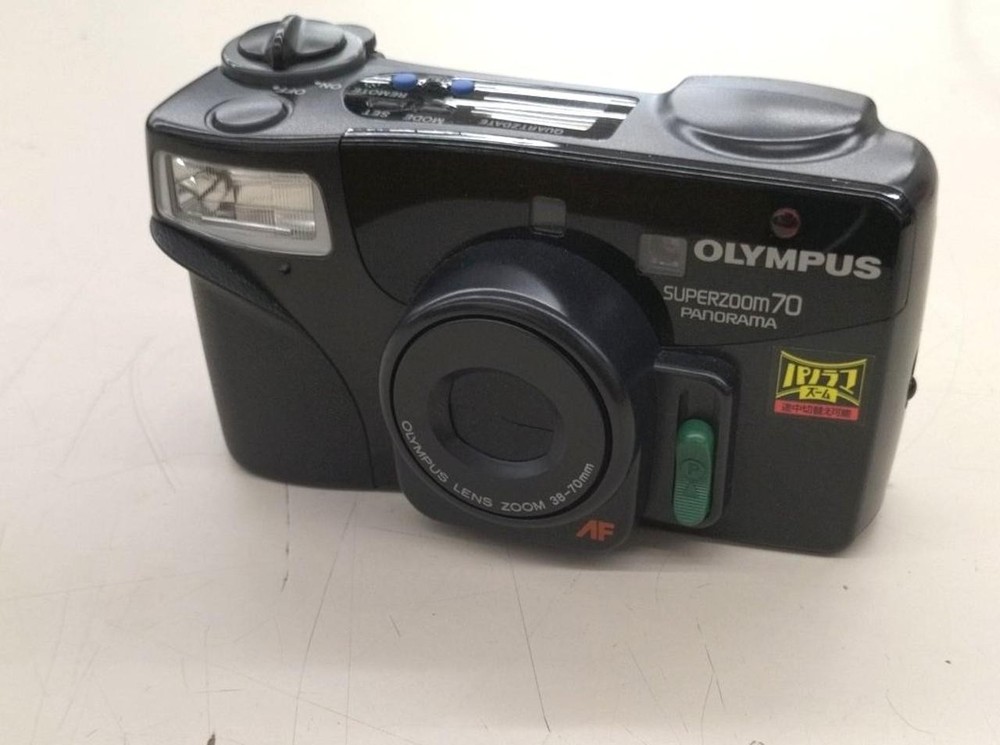 OLYMPUS SUPERZOOM70 PANORAMA compact film camera