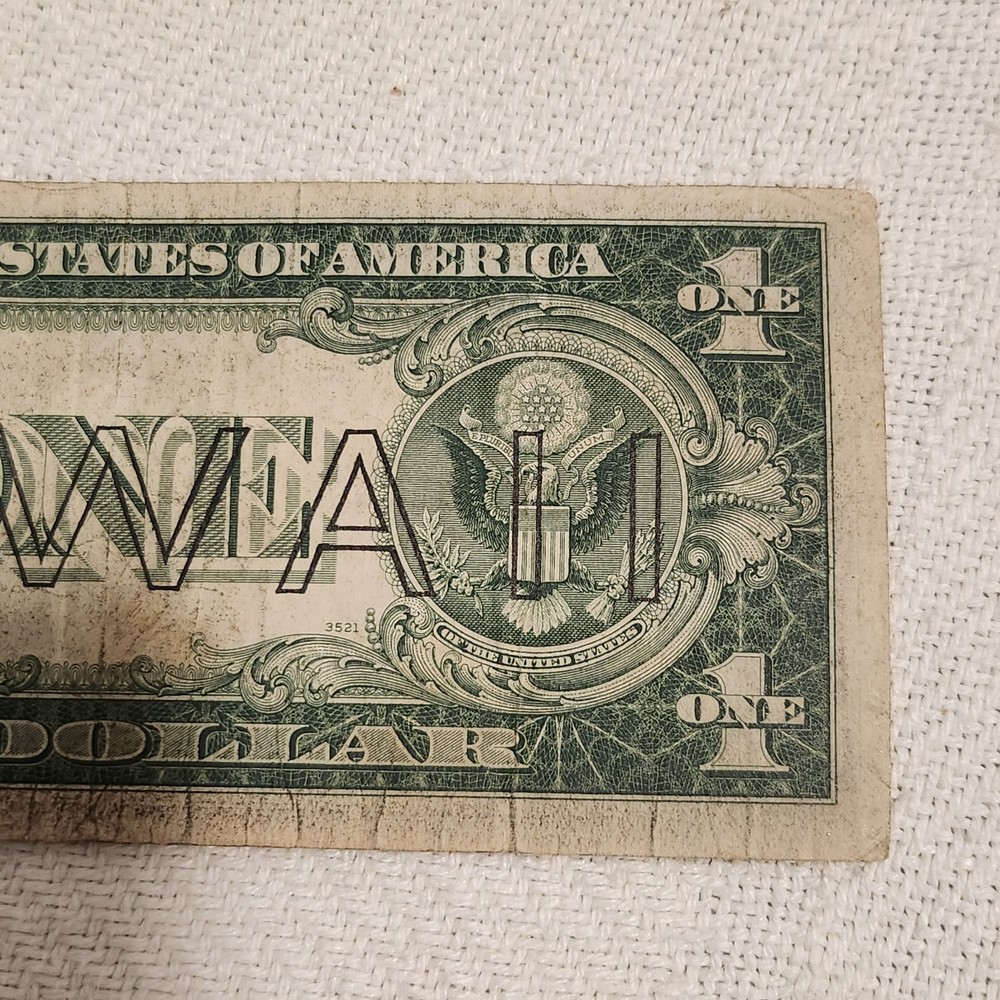 1935 A. $1 One Dollar *HAWAII* Note Silver Certificate #911