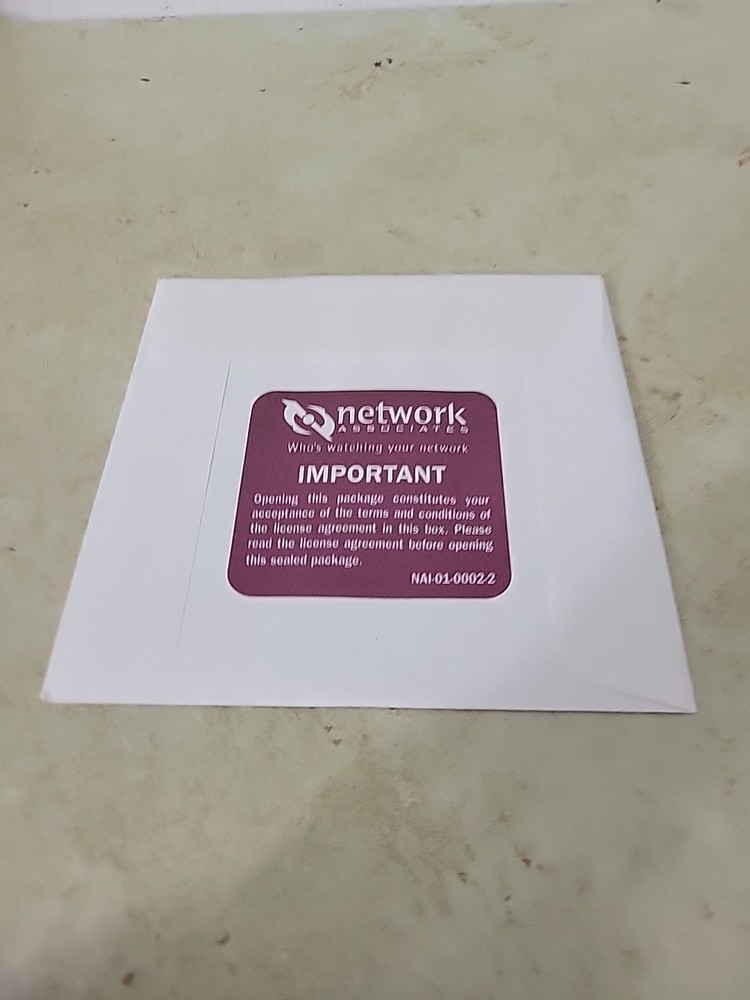 McAfee Utilities - vintage software CD 2001