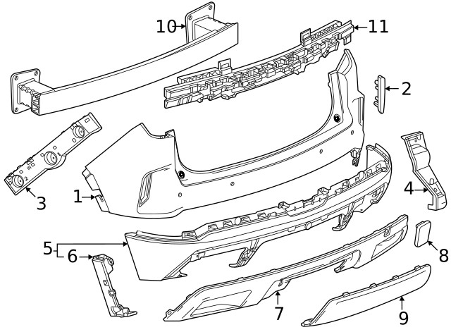Genuine GM Lower Panel 42821657