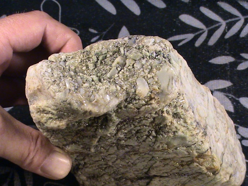 Green Chalcedony Jasper Agate, Solid Rough Lapidary Rock, 4 LBS, 15 OZ, #354