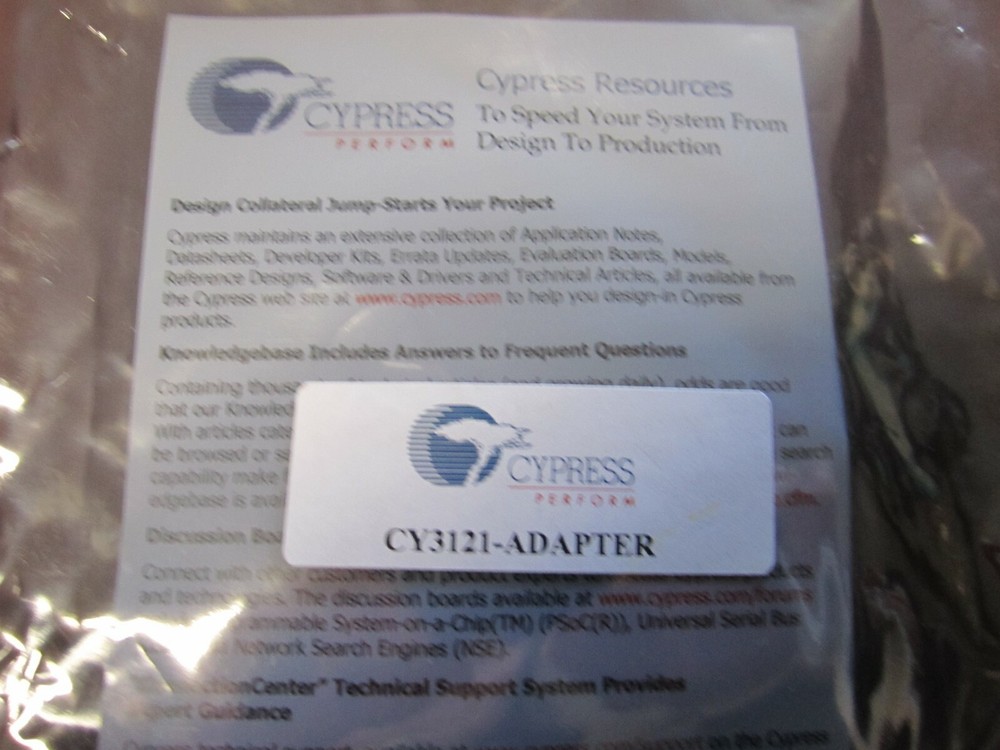 140 pcs Cypress CY3121-ADAPTER Programming Socket Adapters Emulators Eval Kit