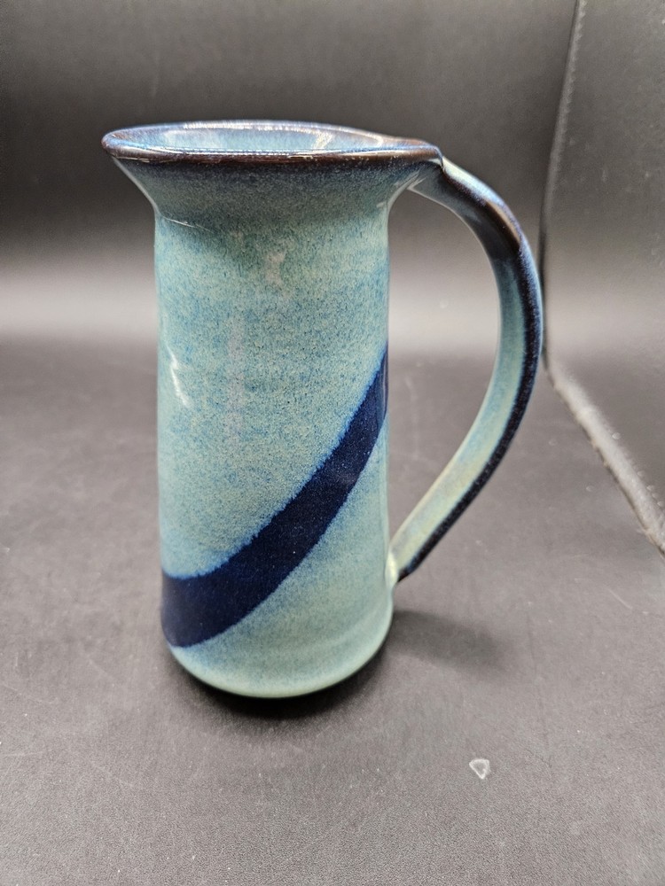 VTG. Ceramic Pottery Glazed Pitcher Signed