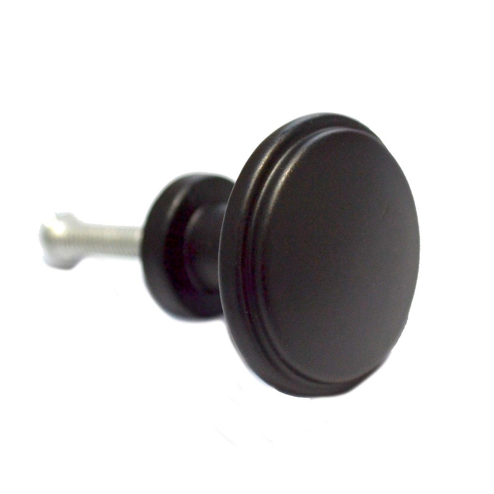 8 Pcs Round Black Knobs Antique Drawer Handles Vintage Decorative Floral Pull...