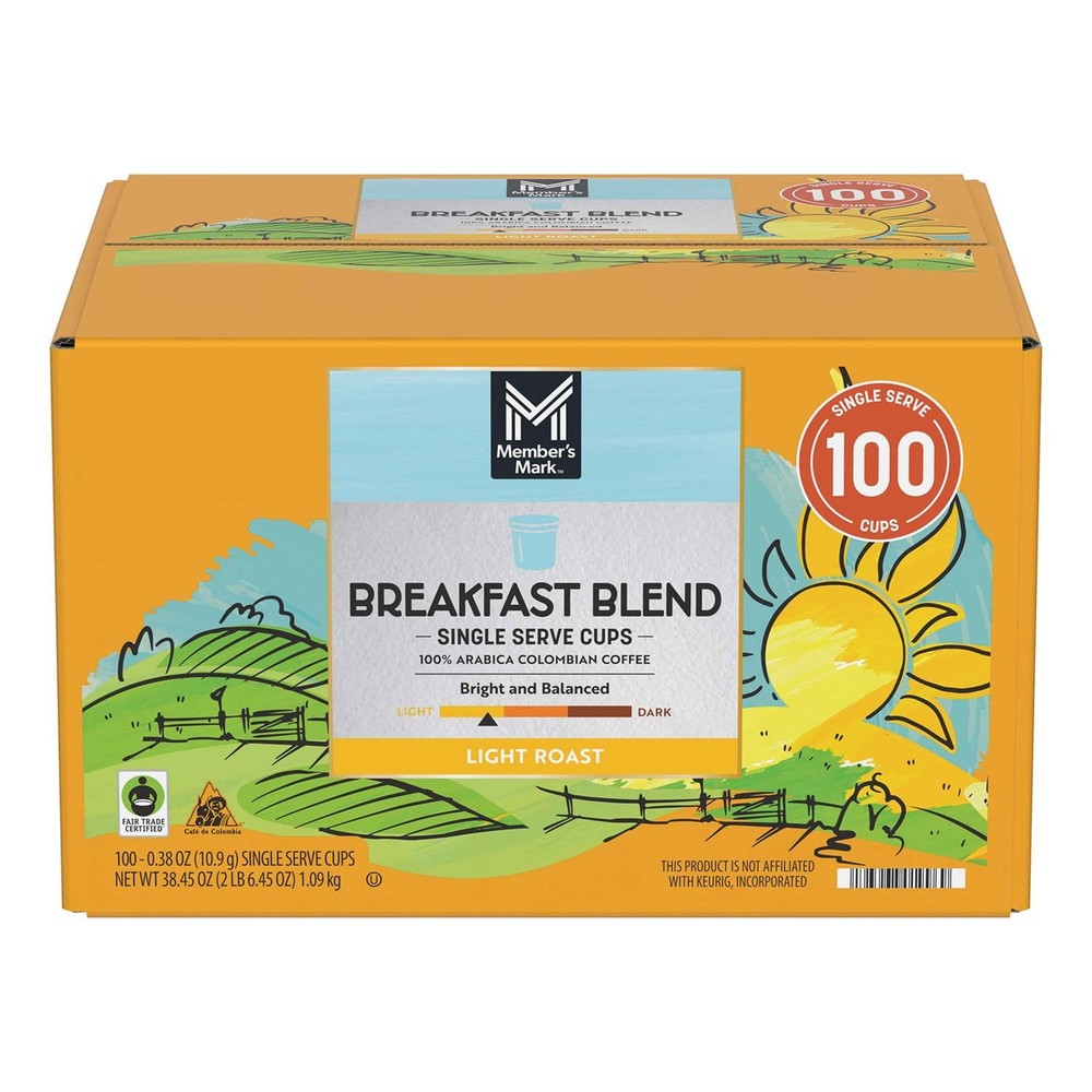 Member's Mark Breakfast Blend, Single-Serve Cups (100 ct.)