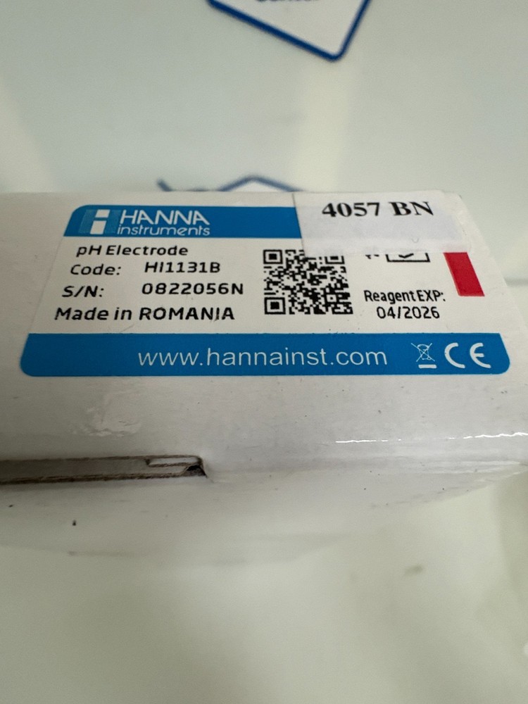 HANNA INSTRUMENTS PH ELECTRODE H1131B