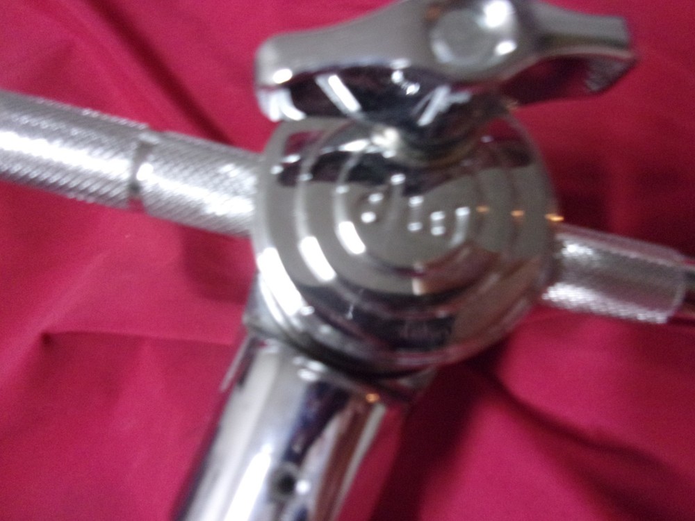 New DW Design Series Chrome Single Rack / Hanging Tom Arm + Memory Locks