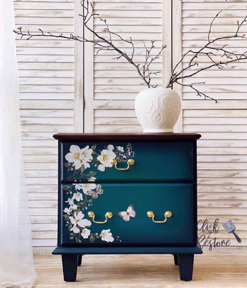 3" Swan Neck Bail Pull with Rosette - Solid Brass