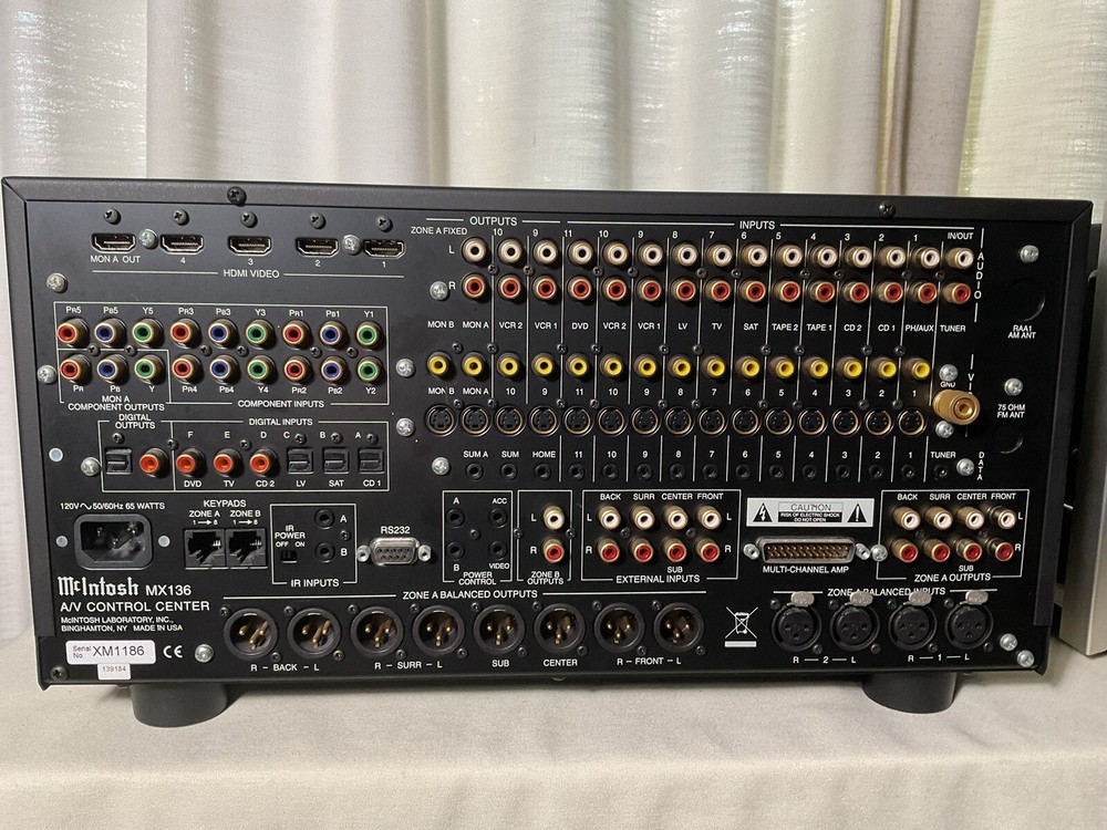 McIntosh MX 136 Processor Preamp Bundle Remote