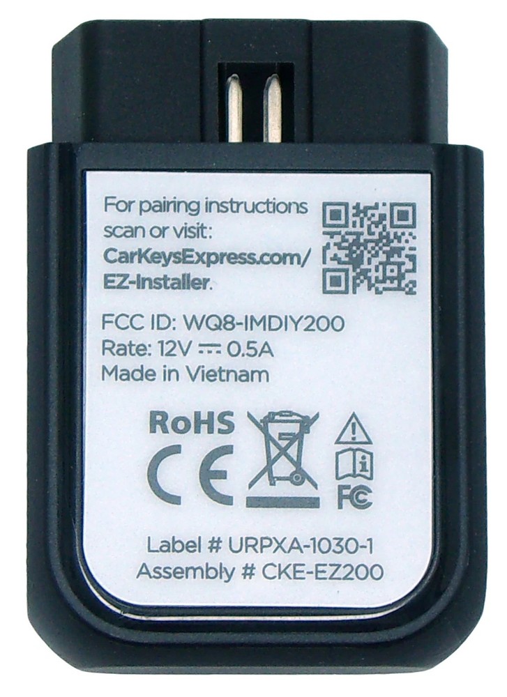 Car Keys Express EZ Installer OBD Key Programmer DIY Remote Pairing Tool