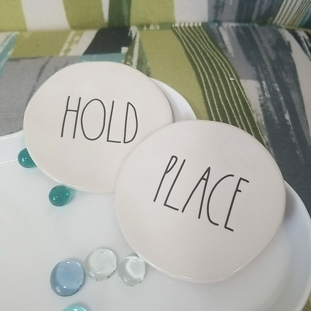 Faceted Perfume Bottle Decor Rae Dunn Coasters
