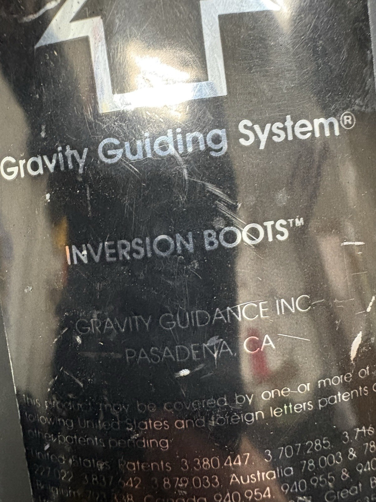 Vintage 1980’s Gravity Guiding System Metal Inversion Boots