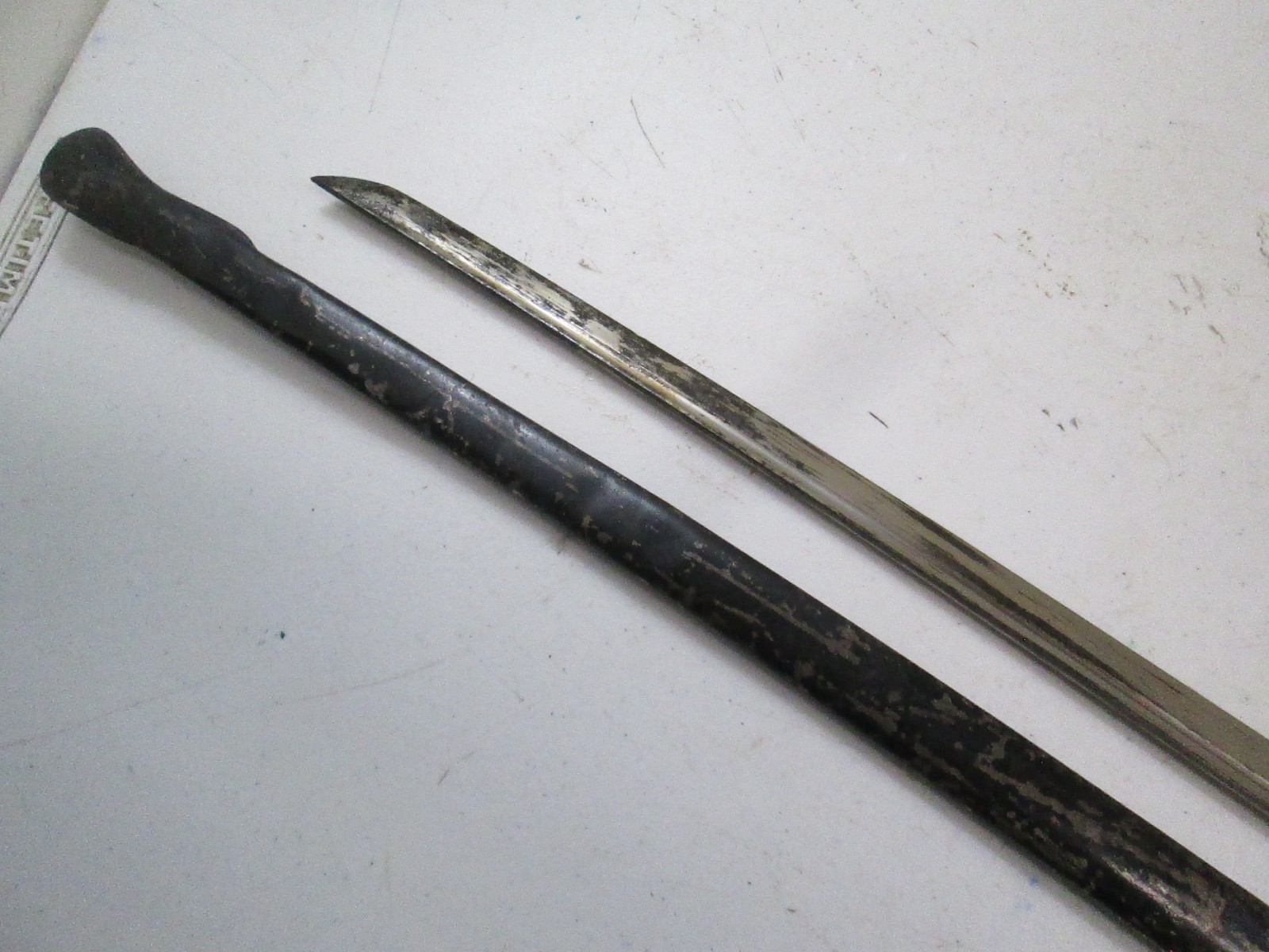 WWII JAPANESE POLICE OFFICERS PARADE SWORD MARKED TOKYO JAPAN SUYA WITH SCABBARD