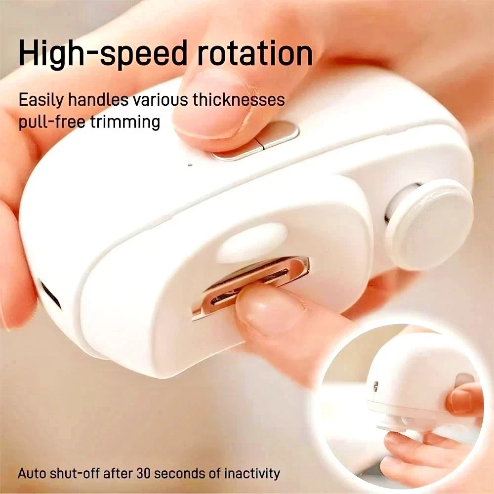 Safety Electric Nail Clipper Automatic Thick Nails Trimmer Professional Tool US
