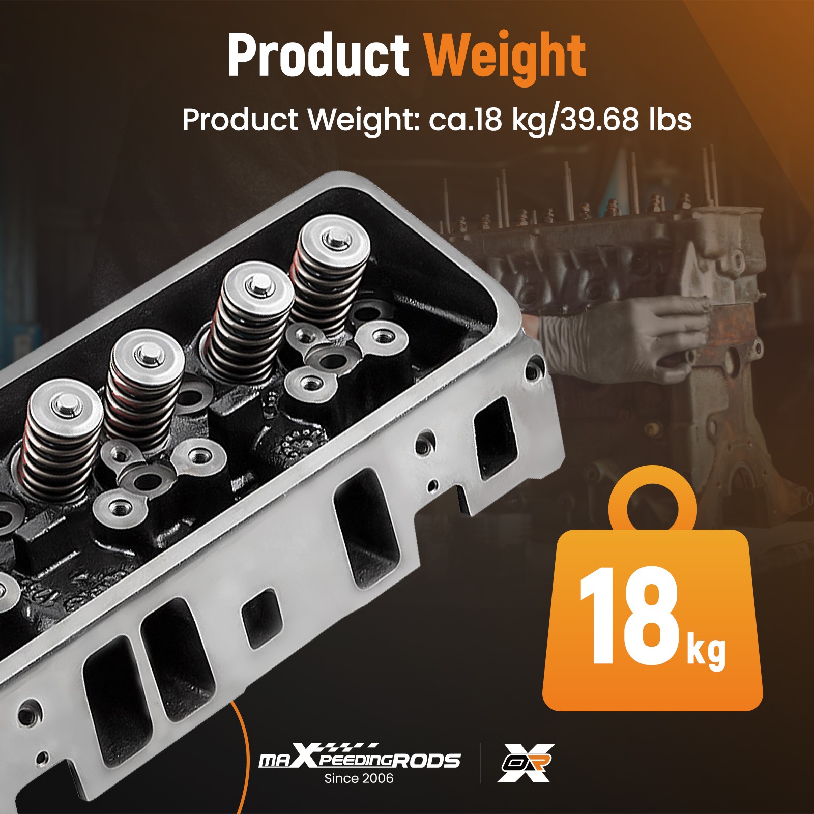 Complete Cylinder Head for GM Chevy Marine 4.3L 262Cu.V6 engine 92-14 12557113