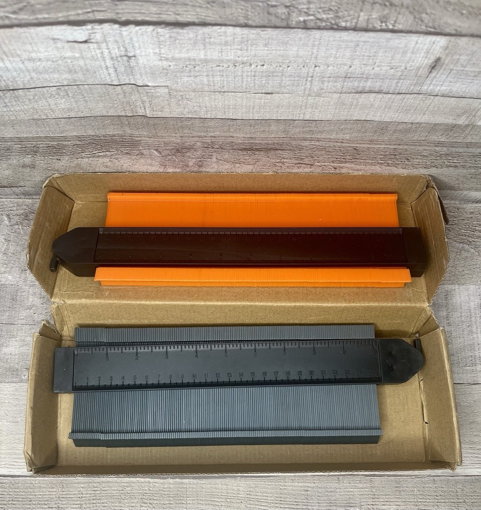 2 Contour Gauge Plastic Woodworking Tool Duplicator 10 inches