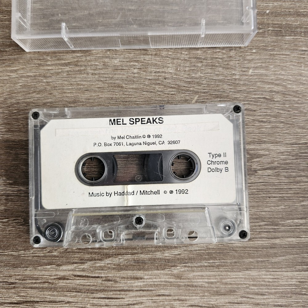 1992 Mel Speaks Cassette - READ