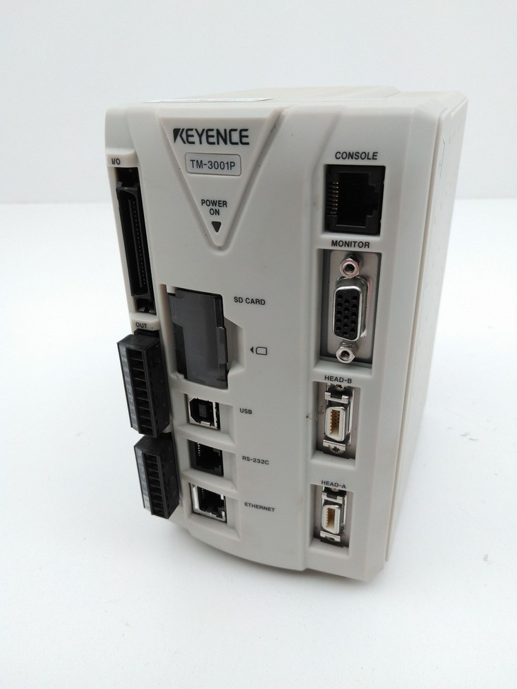 Keyence TM-3001P High Speed 2D Optical Micrometer Controller, PNP Type