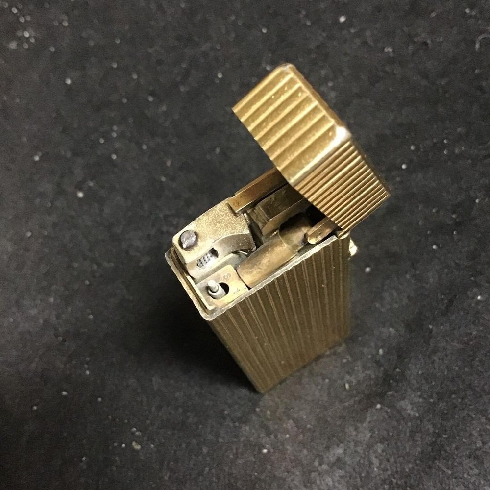 Overhauled Dunhill Rollagas lighter gold without box