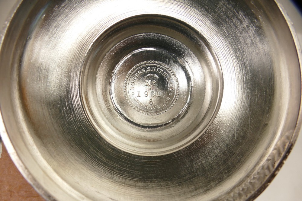 Rogers, Smith & Co Reed & Barton Blanks Silver Plate Tea Set Grape Pattern 1850