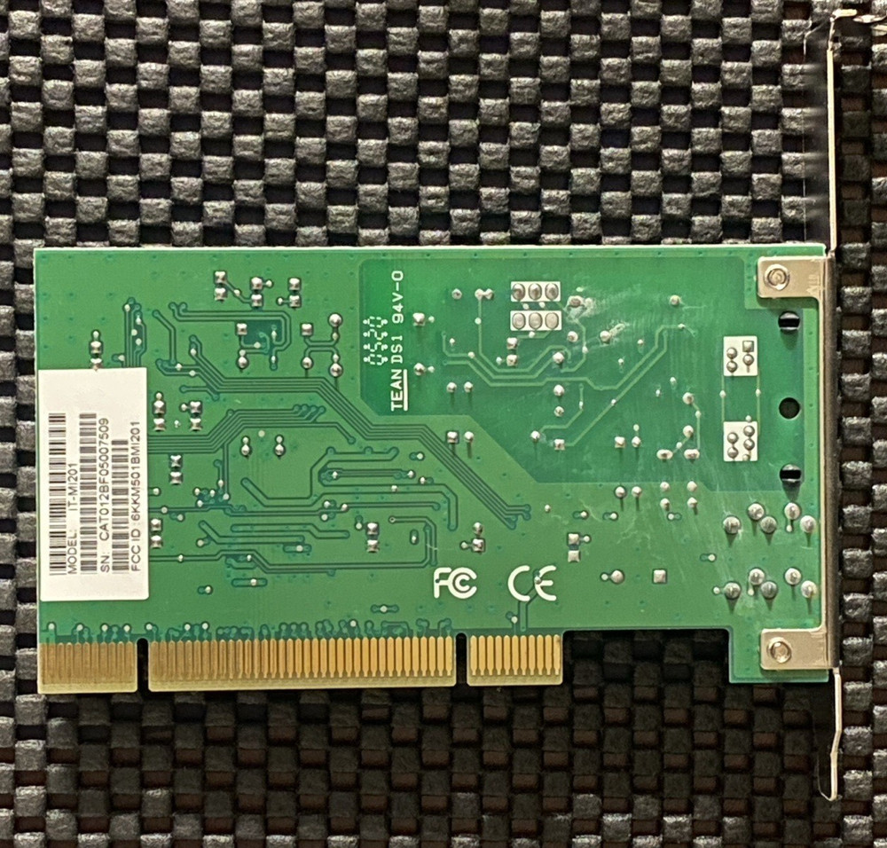 VINTAGE | Voice Modem 56k Data/Fax PCI Modem V.92 Internal Hardware Solution