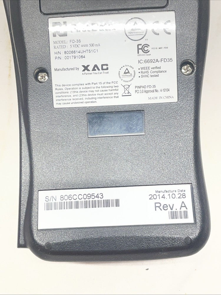 First Data FD-35 PIN Pad