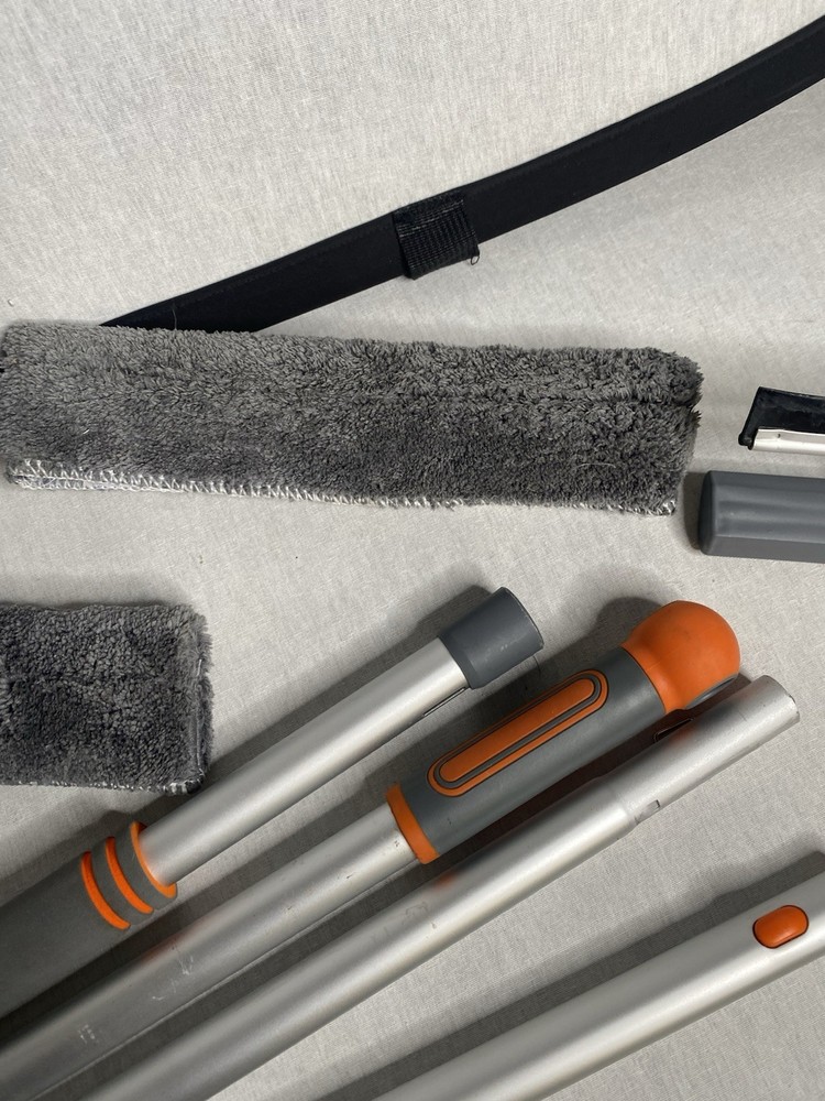 Window Squeegee Cleaner, 2 in 1 Shower Squeegee with Extension Pole