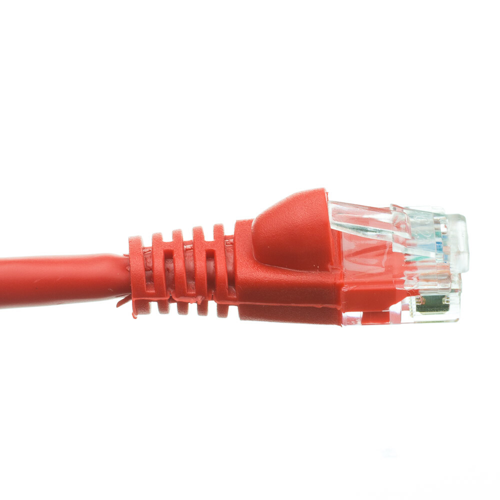 Snagless 3 Foot Cat5e Red Network Ethernet Patch Cable