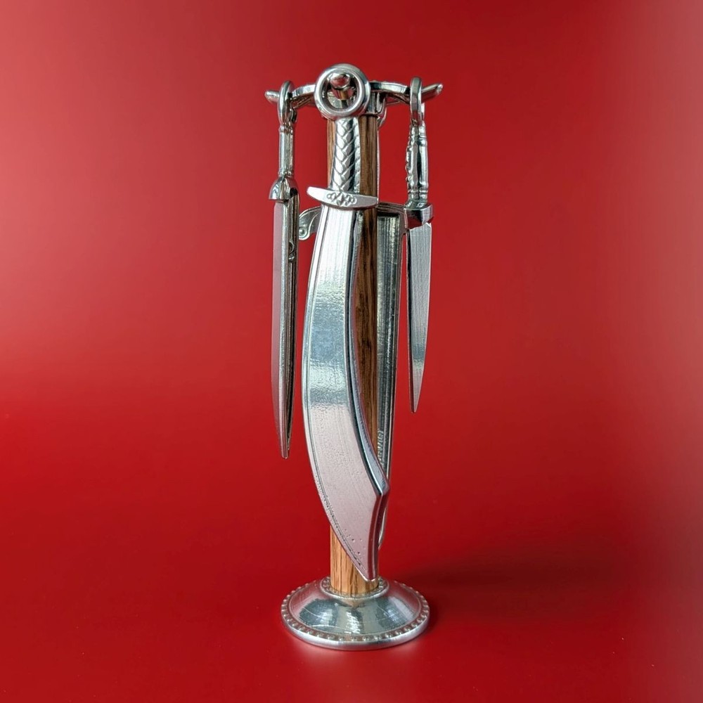Sword Measuring Spoon Set with Display Stand