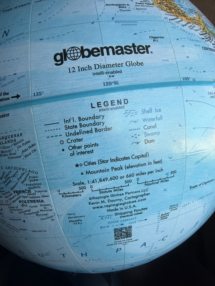 Globemaster 12" Textured World Globe