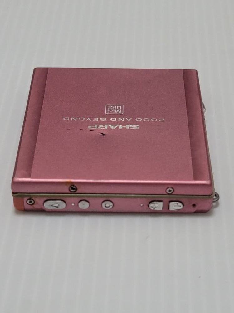 Sharp MD-ST531-P Portable MD Player Made in Jpana Untested