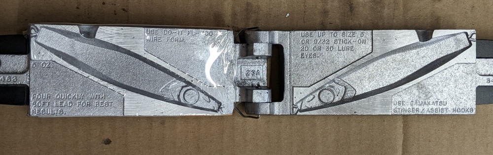 Do-It D3463 Flutter Jig Mold 5 Oz. (Single Cavity)