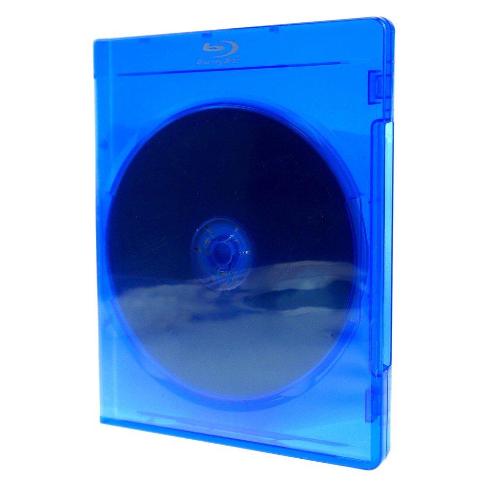CD DVD Blu-Ray Two Disc Plastic Storage Case 11mm Empty Holder Sleeve Cover