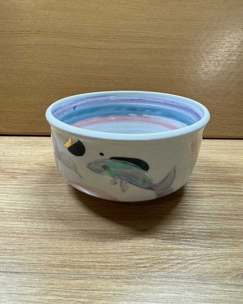 Handmade Ceramic Bowl Dated 1996 Excellent Condition