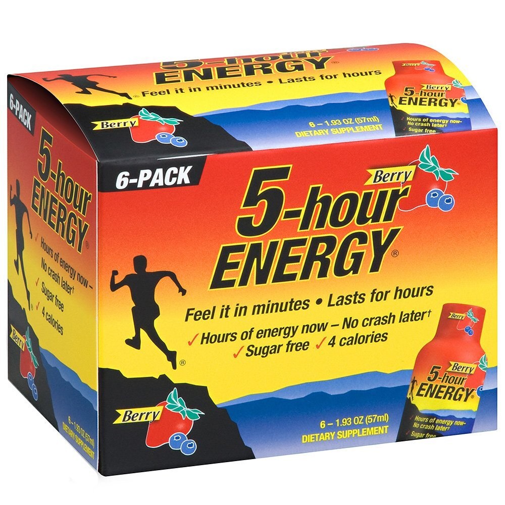 5 Hour Energy, Berry, 6 Count