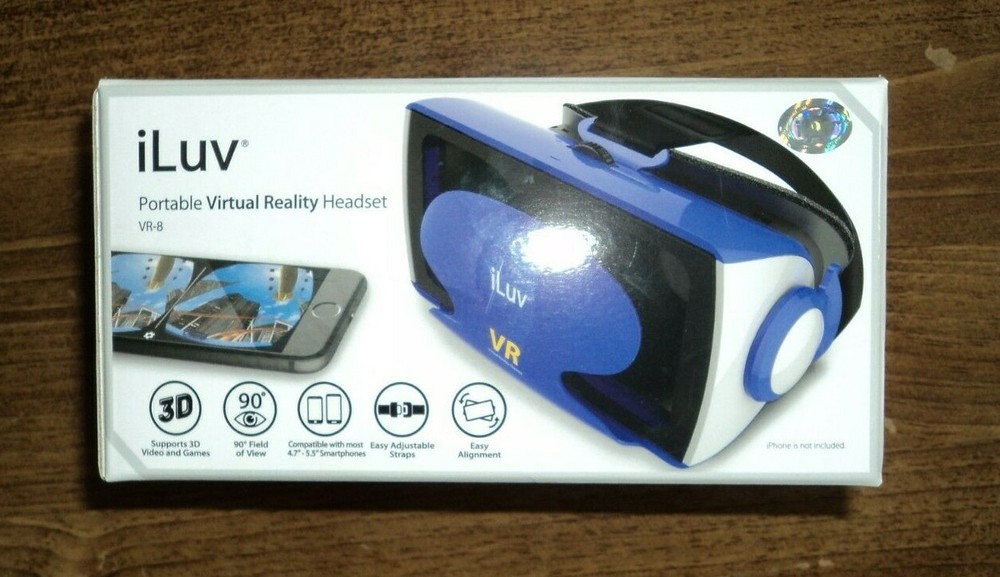 ILUV PORTABLE VIRTUAL REALITY HEADSET FOR SMARTPHONE OPEN BOX