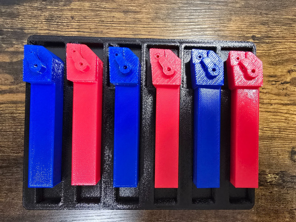 CNC Lathe Tool Holder Board – 0.75" Turning Tools – Small / Medium / Large