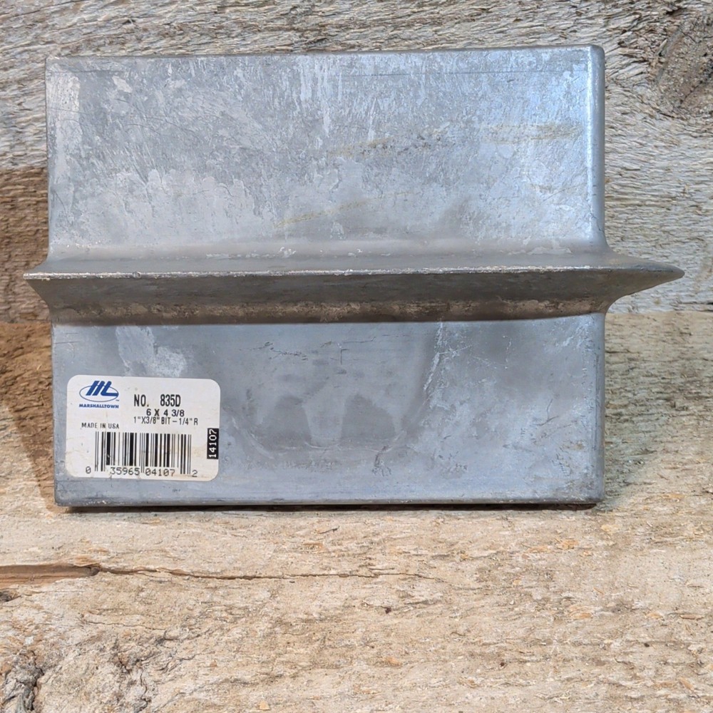 Marshalltown Heavy Duty Grooving trowel.