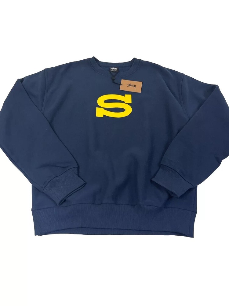 Stüssy letterman crew navy