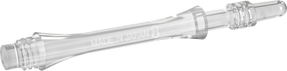 Target 8 Flight Slim Clear 26mm Spin Shaft