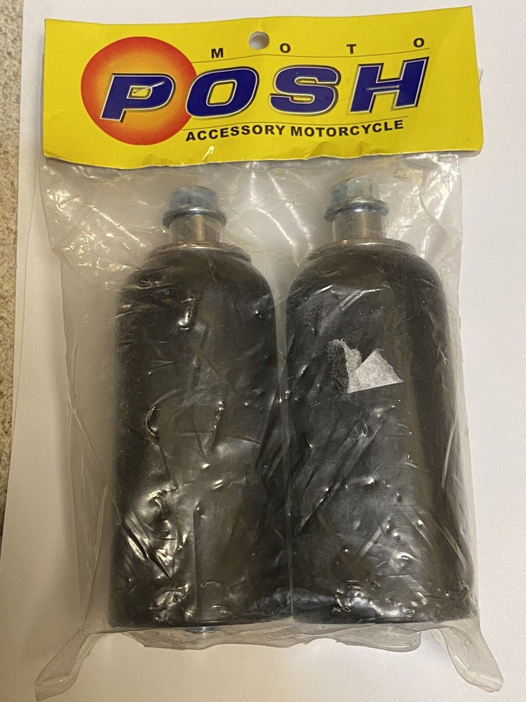NEW IN PACKAGE MOTTO POSH FRAME SLIDERS ACCESSORY MOTORCYCLE BLACK