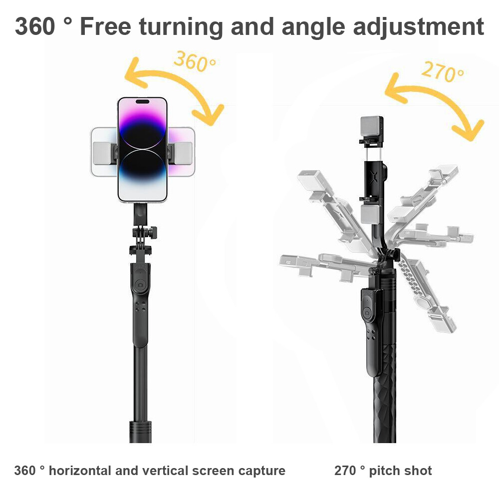 Universal Selfie Stick Tripod Stand Bluetooth Remote 68" for Cell Phone Camera