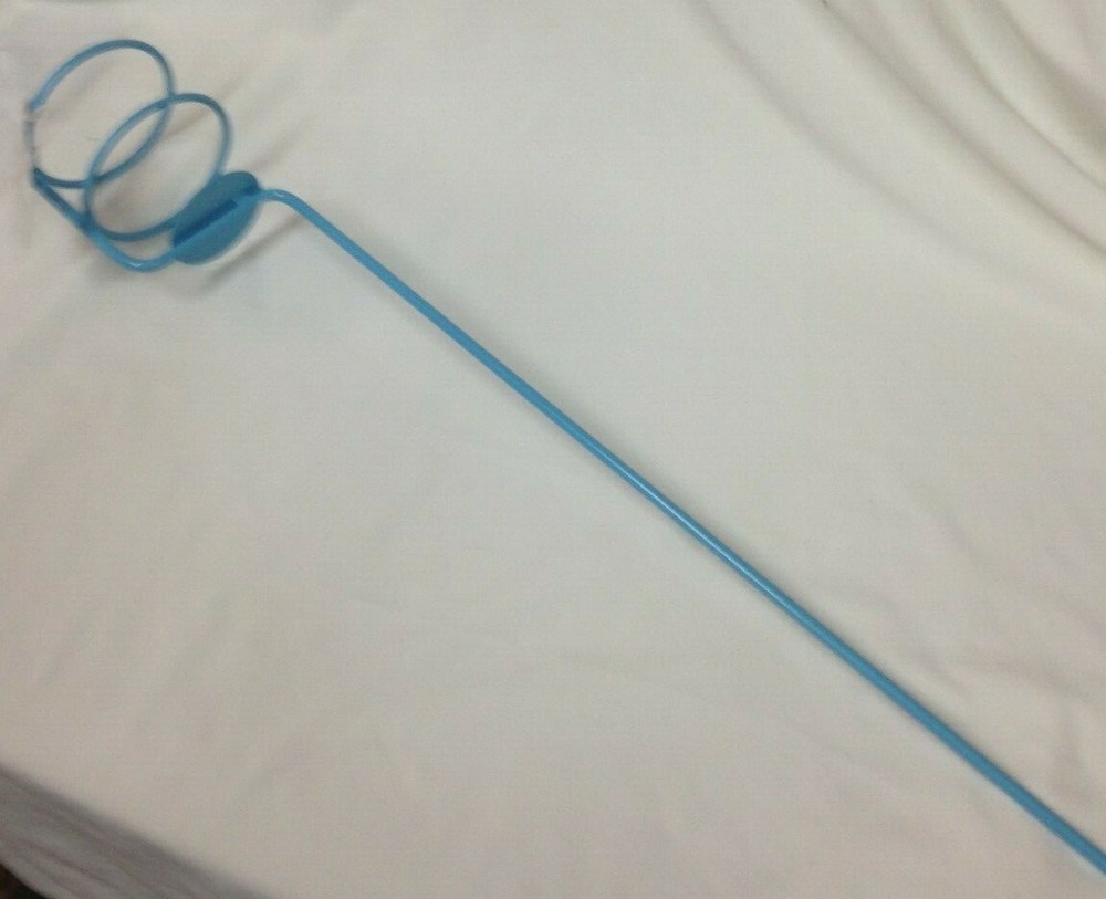 Single Beverage Holder Ground Stake - Blue - Sun Squad