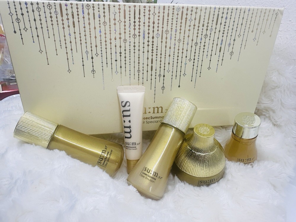 SU:M37 LoseSumma Elixir Set Kit 5 Items Anti Aging Wrinkle Moisturizer