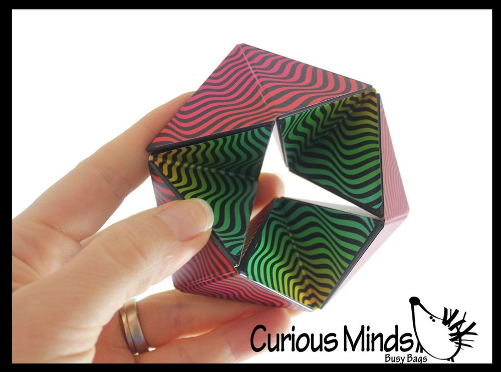 Infinity Flip and Fold Optical Illusion Fidget - Magic Endless Folding Fidget To