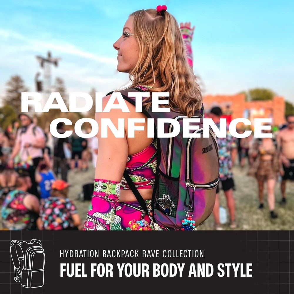 Sojourner Rave Hydration Pack Hydration Backpack Hydropack with 2L Bladder ...