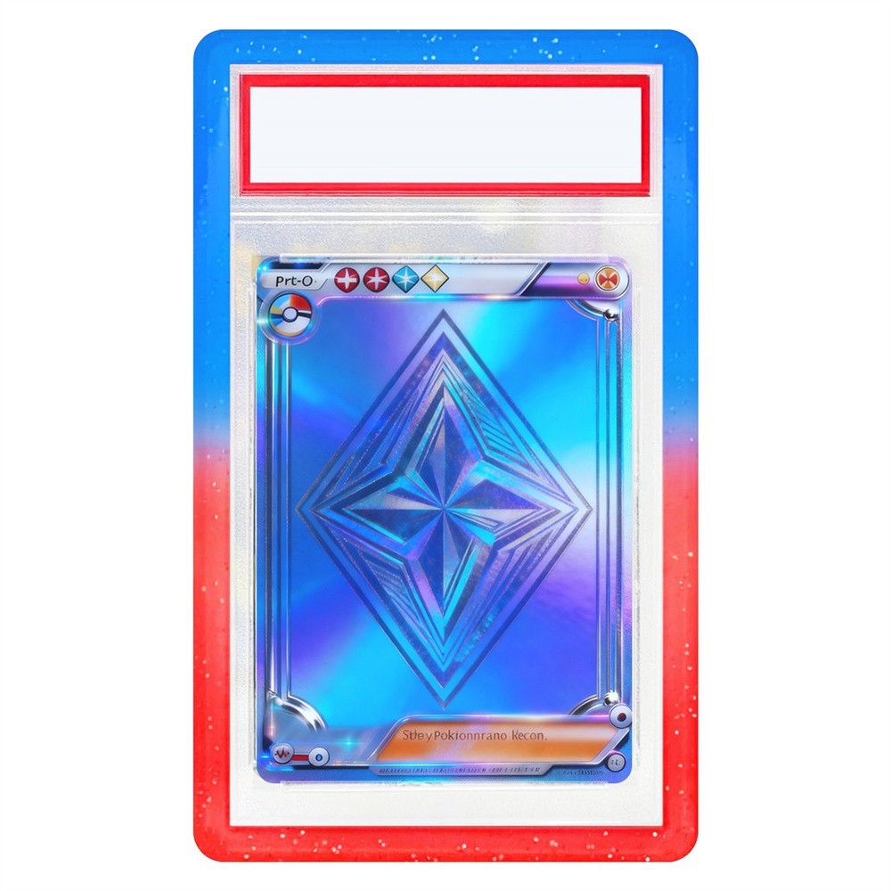 6Pcs Gradient Slab Bumper Guard Protector Skin TPU Stackable For PSA Graded Card