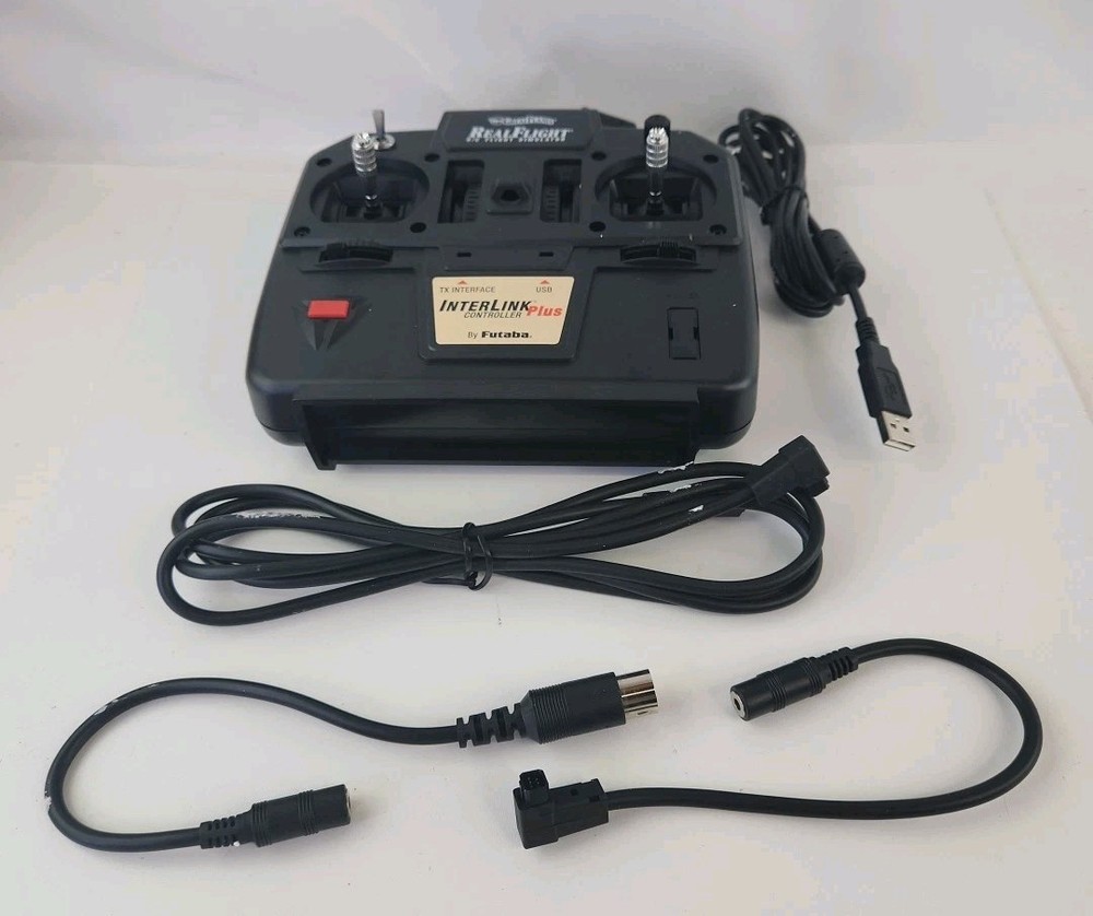 RealFlight R/C flight simulator G3 Interlink controller Plus by Futaba 3D +